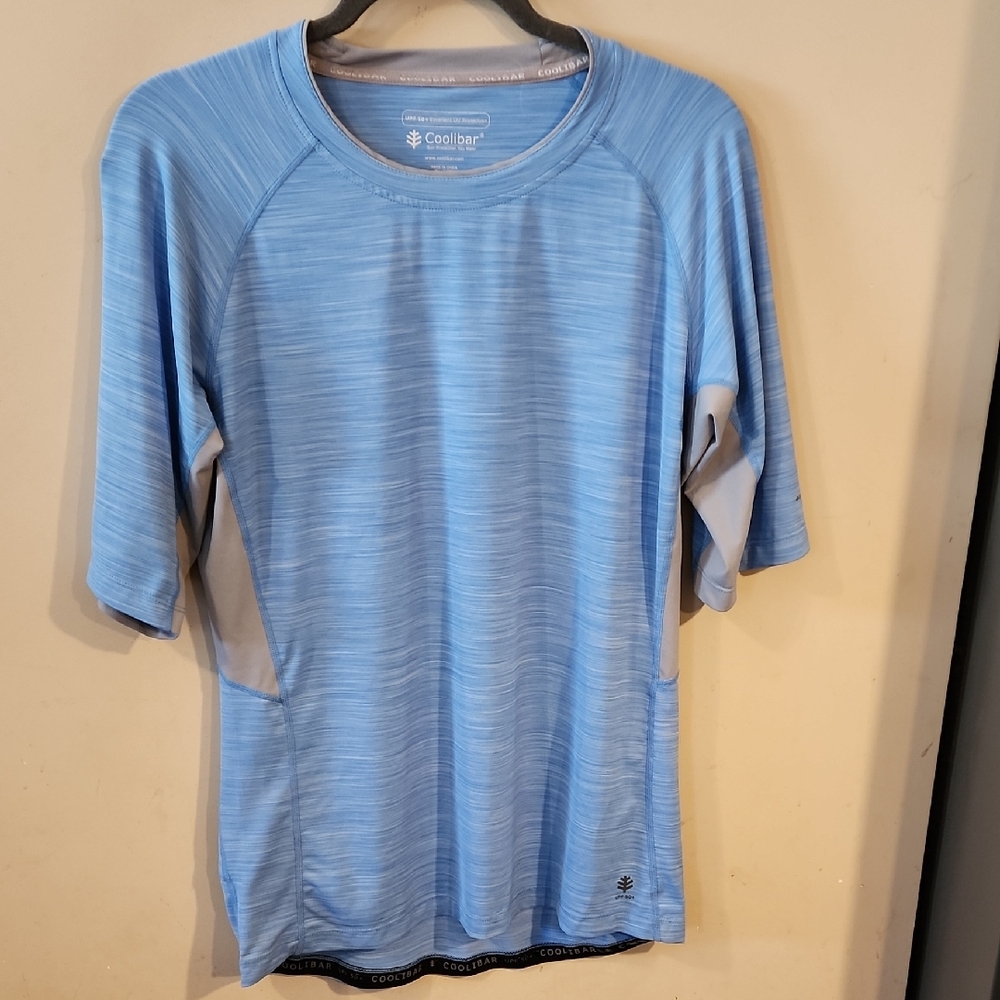 Coolibar Light Blue Performance Tee - image 1